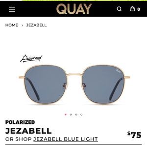 Quay Jezabell Polarized Black/Gold
